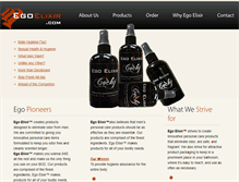 Tablet Screenshot of egoelixir.com